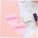 FRCOLOR 50pcs Heart Shaped Makeup Puffs - Double-Sided Powder Applicators for Setting & Contouring | Perfect for Foundation & Face Makeup | Pink - Buy Online on GoSupps.com
