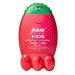 mtz Raw Sugar Kids Strawberry Vanilla Bubble Bath + Body Wash 12 Oz. Made with Plant Derived Ingredients. Vegan and Free of Sulfates and Parabens. (1 Pack)