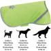 Reflective Dog Warning Vest - Safety Jacket for Dogs | Robust Lined Fabric Sizes Available in Neon Green - Buy Online on GoSupps.com