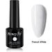 French Clear Silicone Jelly Nail Art Stamper with 8ml French White Gel Nail Polish Kit - Manicure Plate Stamp Stencil Set - Buy Online on GoSupps.com