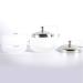 Frosted Glass Dappen Dish with Lid - Nail Art Acrylic Liquid Powder Container - Buy Online on GoSupps.com