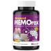 Memorax 4.0 - Brain Supplement - Bacopa Monnieri Ginkgo Biloba Rhodiola GABA Reishi and Panax Ginseng - Supports Cognitive Function & Memory Non-GMO Gluten Free Soy & Dairy Free (60 Veggie Capsules)