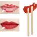 50 Pcs Lip Brushes Lip Gloss Wands Lipstick Brush Applicators Lipstick Testers Sticks Makeup Applicator Beauty Tool with Wooden Handle - Buy Online on GoSupps.com