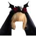 Shinycome Halloween Theme Headband Day of Skull Flower Veil Hairband Cosplay Costume Headpiece Women Festival Hair Decor Dark Bat Wing Rose S - Buy Online on GoSupps.com
