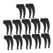 Doitool 12 couples ear hooks protective glasses holder glasses holding glass accessories glasses holder strap Sportsonnot glasses glasses pair of glasses sunglasses anti-glass hooks pebble hook ear clip glasses