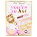 Too Faced Hot Cocoa Bronzer & Lip Gloss Set with Makeup Bag - Christmas Cocoa Lip Gloss & Face Bronzer Combo - Buy Online on GoSupps.com