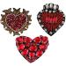 Tesytto Beaded Rhinestone Applique Patches - Heart Star Bee Insect Design for Clothing, Jeans, Jackets - DIY Decorative Sew-On Patches (Choice_3) - Buy Online on GoSupps.com