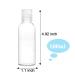 6-Piece Travel Bottle Set with 2 Funnels | 100ml Transparent Cosmetic Plastic Bottles for Shampoo Lotion & Travel Accessories - Buy Online on GoSupps.com