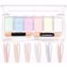 Nail Mirror Powder 6 Colours Manicure Chrome Glitter Pigment with Eyeshadow Stick Colorful nail glitter powders - Buy Online on GoSupps.com