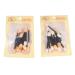 DOITOOL 24pcs Eyeshadow Makeup Applicator Eye Shadow Applicator Eye Shadow Stick Make up Makeup Tools Miss 7cm Black