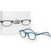 Contacta Lock Reading Glasses for Men & Women - Magnetic Rigid Collar Adjustable Sticks Blue +3.00 Diopters Includes Glasses Holder | Lightweight 33g - Buy Online on GoSupps.com