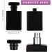 AKOAK 30ml(1 oz) Refillable Empty Perfume Bottle Black Portable Square Perfume Sprayer Travel Clear Glass Bottle for Travel Going Out Perfume Cologne Women and Men - Buy Online on GoSupps.com
