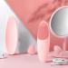 Waterproof Rechargeable Facial Cleansing Brush for Men | Exfoliating Electric Face Scrubber with 42 C Temp - Pink - Buy Online on GoSupps.com