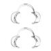 RUSWEST 6 Pieces Autoclavable Teeth Whitening & Cheek Retractor Dentist Mouth Opener Repeat Use S