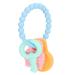 Baby bite ring bracelet baby-bite ring bracelet toys portable silicone rubber relief for childhood diseases for newborns (dark blue)