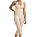 Marena Recovery Mid-Calf-Length Girdle High-Back, Stage 2 (pull on), M, Beige Beige Medium