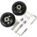GSHFIGHTING Black Luggage Suitcase Replacement Wheels Set - 75mm x 24mm x 8mm - Inline Skate Wheels with ABEC 608zz Bearings - Buy Online on GoSupps.com