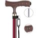 Cane Elderly Walking Stick Anti-Slip Multi-Function Telessquat Four Feet Stable Walking Stick - Buy Online on GoSupps.com