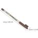 VINTORKY 12pcs Plastic Coffee Eyebrow Pencil with Brush Wood Makeup Tool Pencils Eyebrow Makeup Pen - Buy Online on GoSupps.com