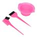 Dekaim Hair Dye Bowl Set | 3-Piece Pink Hair Bleaching Mixing Bowls | Hairdressing Accessories for Salon & Home Use - Buy Online on GoSupps.com