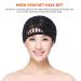 KALLORY 5Pcs Colorful Mesh Crochet Hair Net - Stylish Knit Hair Snood Cover for Women - Buy Online on GoSupps.com