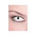 Contact lenses annual lenses - white motif lens with prescription (1 piece) - Dioptria: -1.0 - Ideal for Halloween Carnival & Motto Party White -1.0 Dioptria