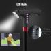 Walking Sticks with LED Lightand Alarm with 3 Non-Slip MP3 Crutch for Men and Women Bathing in Sunlight - Buy Online on GoSupps.com