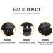 Meifox Silicone Replacement Band for Garmin Forerunner 35 Watch - Black - Buy Online on GoSupps.com