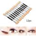 Double Head Eyeshadow Brush & Sponge Set - 12-Piece Makeup Tool for Beginners | Facial Cleaning Brushes for Flawless Application - Buy Online on GoSupps.com