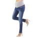 Milano - Maternity Jeans for Pregnant Women Ultra Stretch Buttery Soft Denim Comfortable Slim Clothing. High Waisted Over The Bump Band 10 Light Stone