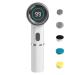 Electric Bathroom Scrubber | Electric Cordless Scrubber | 5 Replaceable Cleaning Brush Scrubber with 3 Speed Digital Display Electric Bottle Brush Cleaning Tool for Tub White
