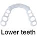 XLBHSH 5 Pair Fake Teeth Veneers - Comfortable Upper & Lower Smile Braces for Men & Women - Includes Storage Box - Buy Online on GoSupps.com