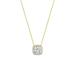 DNCG Necklace Silver Light Luxury Necklace Woman Pendant Necklace for Wife Mom's Birthday Gift Ladies Necklace