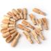 Pzhoais 40 Pcs Mini Wooden Spoon Mini Bath Salt Spoon Wooden Candy Spoon Washing Spoon Spoon Set Baby Spoon - Buy Online on GoSupps.com