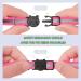 HepplLy 2-Pack Cat Collars - Quick Release Reflective Kitten Collar with Bell (Dark Pink) | International Shipping Available - Buy Online on GoSupps.com