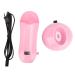 Depilatory Wax Heater Wax Hair Removal Roller Warm Hair Removal Instrument Temperature Adjustable For (Pink)(Eu)