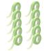 DRESSOOS 10 Rolls Lash Supplies Lash Tape Makeup Tape Green Duct Tape Lash Grafting Tape Lash Lift Tape Fabric Tape Makeup Supplies Lash Extension Tape Eye Shadow Major Non-woven Fabric 5.5x1.2cm Green 1