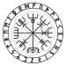 Dopetattoo 6 Sheets Temporary Tattoos Vegvisir Compass Vikings Temporary tattoo Neck Arm Chest for Women Men Adults Vegvisir Tattoo