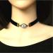 Gothic Eyeball Chain Choker Necklace for Women, Girls, and Children - Adjustable Punk Vampire Jewelry for Halloween, Cosplay, and Parties - Buy Online on GoSupps.com