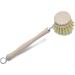 Wooden Pots Washing Brush with Long Handle Kitchen Dishes Cast Iron Pots Pans Scrubber Cleaning Tool Household Accessory Cleaning Brush - Buy Online on GoSupps.com