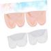 2 Pairs Big Toe Sleeves Shoe Covers - Pointe Cushion Toe Protection Case with Hole for Toe Pad and Protector - Buy Online on GoSupps.com