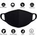 Organic Cotton Face Cover 8 Pack - Washable & Reusable Black Travel Mask with Nose Bridge Wire - Soft Cloth Masks for Men & Women - Ideal for Outdoor Use - Buy Online on GoSupps.com