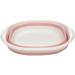 Foldable Wash Basin | Face Wash Basin Foldable Dish Tub for Camping Portable Washing Basin Space Saving Hangable Washtub Pink Medium - Buy Online on GoSupps.com