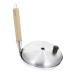PRETYZOOM 1pc Frying Pan Paella Skillet Pan Pizza Pan Deep Frying Pot Japanese Frying Pot Flat Breakfast Grill Pan Frying Skillet Oven Pans Frying Wok with Cover Wood Small Pan 16c