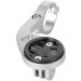 Bike Out-Front Mount for Garmin Bryton Gopro Flashlight | 31.8mm 25.4mm Handlebar | Silver - Buy Online on GoSupps.com