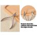 U-M PULABOStainless Steel Dead Skin Pliers Scissors Nail Cuticle Nippers Manicure Pedicure Tool Cuticle Trimmer for Home Users or Beauty Salon Professional Processed As Shown - Buy Online on GoSupps.com