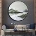 Chinese Style Three-Dimensional Shape Hand-Painted Porch Circular Hanging Picture (D MOD100CM) - Buy Online on GoSupps.com
