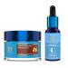 Blue Nectar Walnut Gel Face Scrub (1.7 Oz) paired with Vitamin C Face Serum with Natural Hyaluronic Acid (1 Fl Oz). Reveal radiant complexion with this dynamic duo.