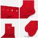 Chinese New Year Red Cotton Socks - 4 Pairs (Size 37-44) | Men's and Women's Sports Socks for Good Luck | Spring Festival Gift - Buy Online on GoSupps.com