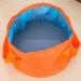 Lurrose Collapsible Foot Bath - Portable Fabric Wash Bucket for Camping Travel and Spa - Foldable PEVA Foot Tub - Buy Online on GoSupps.com